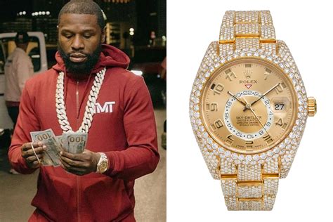 floyd mayweather rolex|Floyd Mayweather gold watch.